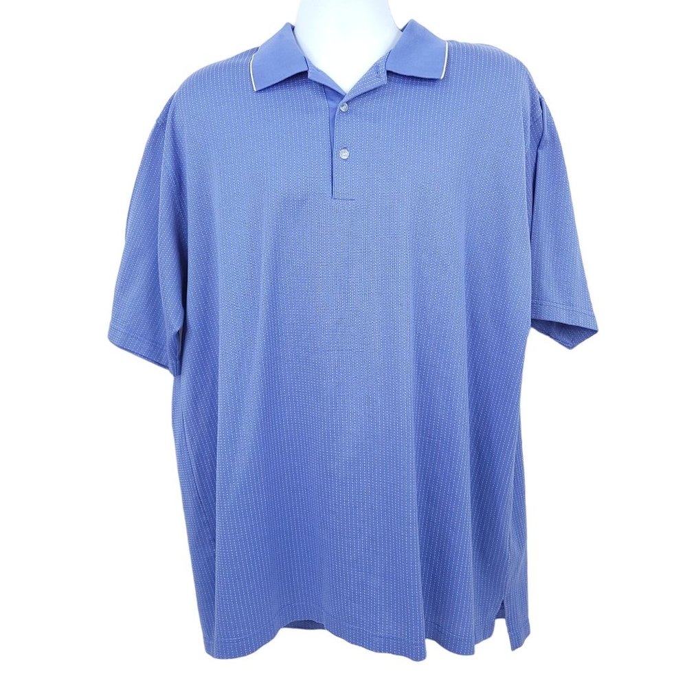 Ben Hogan Polo Golf Shirt Mens Size XXL Embroidered Logo Short Sleeve Blue